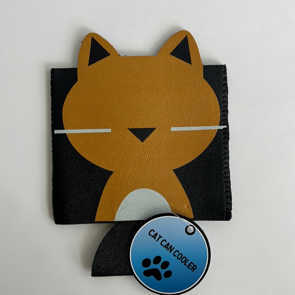 Cat Design Can Cooler